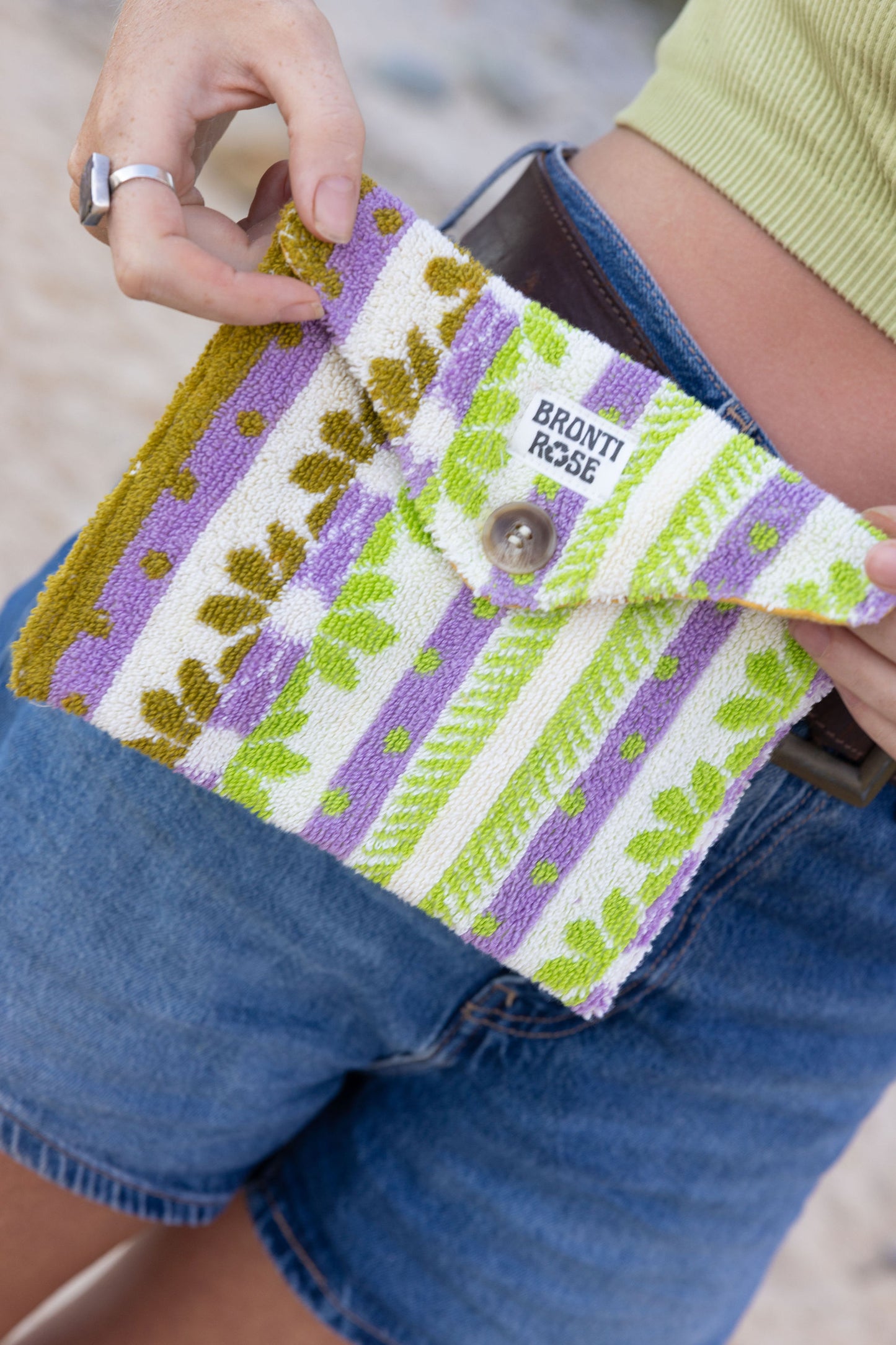Beach Pouch - Garden