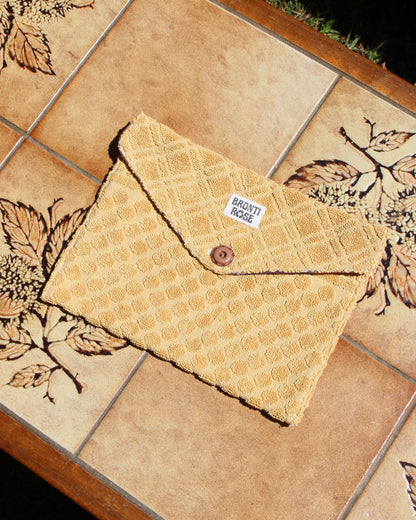 Beach pouch - mustard